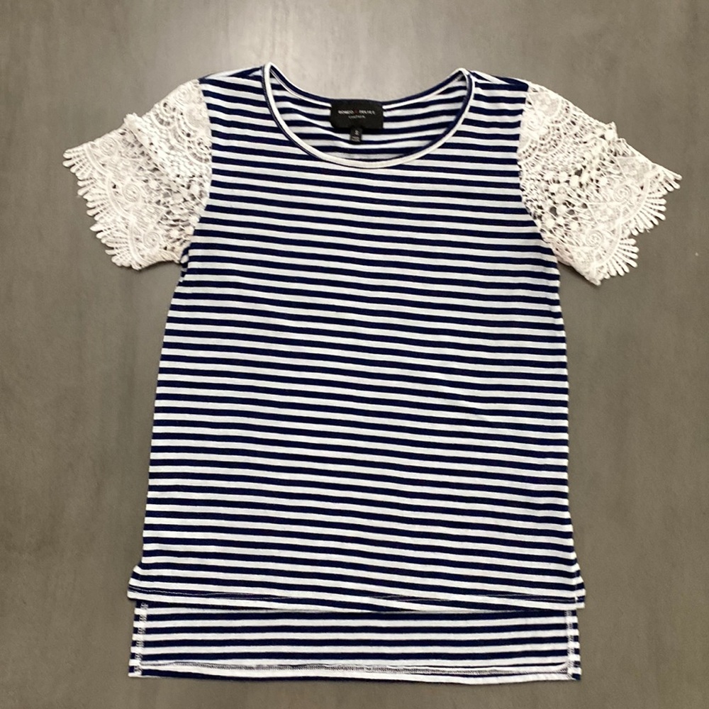 Lave sleeves sailor top